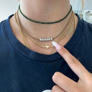 Silver Tula Blue necklace